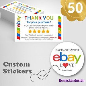 Thank you cards & Stickers